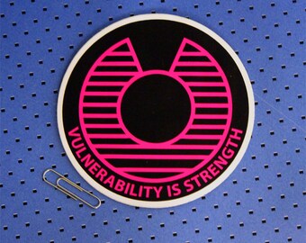 Vulnerability is Strength Bumper Sticker