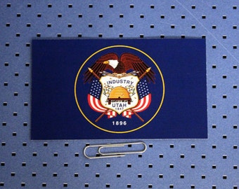 Utah State Flag Bumper Sticker
