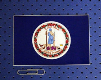 Virginia State Flag Bumper Sticker