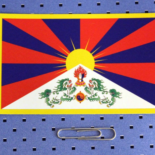 Tibetan Flag Sticker