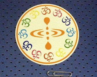 Here Now Symbol - Om Bumper Sticker