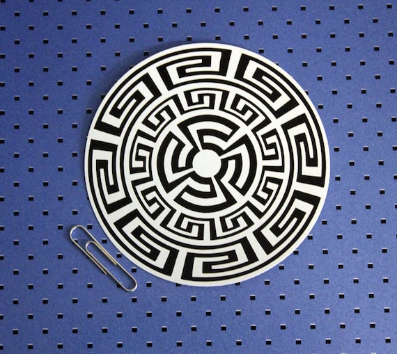 Aztec Maze Bumper Sticker - Etsy