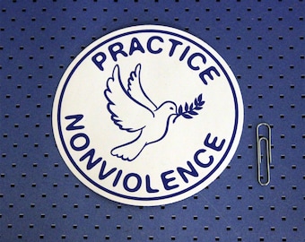 Practice Nonviolence Bumper Sticker