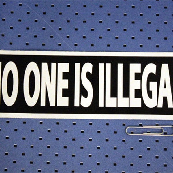 Immigration Bumper Sticker Etsy