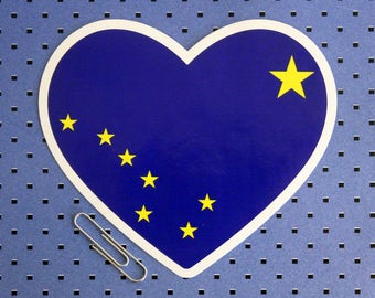 Alaska Sticker | Alaska State Flag Bumper Sticker | anchorage alaska, the big dipper, alaska earrings, alaska sticker, alaska decal