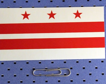 Washington District Of Columbia Flag Sticker