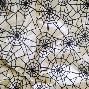 Nude Spider Web 2 Way Stretch Lycra Spandex Fabric Dance halloween sold by the yard