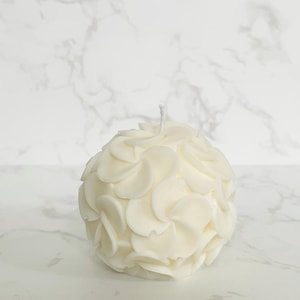 Flower Ball Candle | Decor Candle | Wedding Favour | Wedding Gift | Party Favour