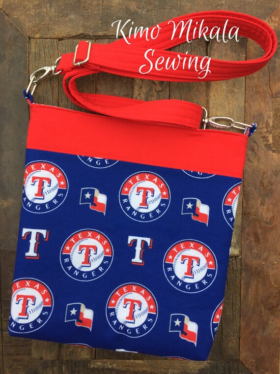 Items similar to Texas Rangers Baseball Messenger Bag/Cross Body Bag on Etsy