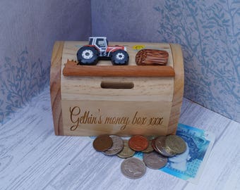 personalised boys money box