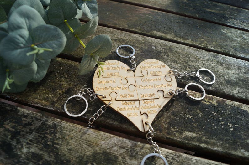Wooden Bridal Keyring Wedding Favour Bridal Party Gift Etsy UK