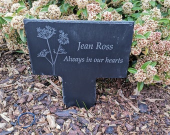 personalised memorial plaque, grave stone, grave marker, memorial gift, in loving memory,