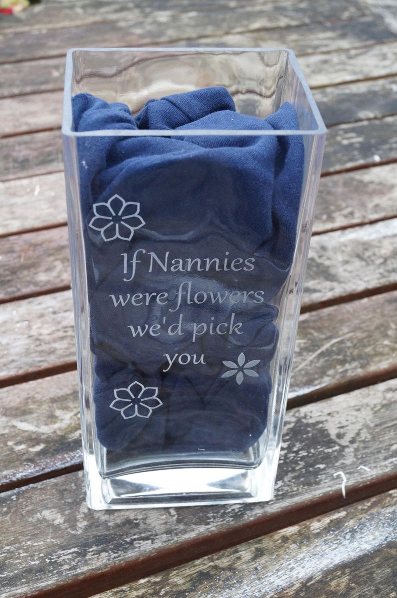 Personalised Vase Engraved Vase Bridal Party Gift Mother of Etsy UK