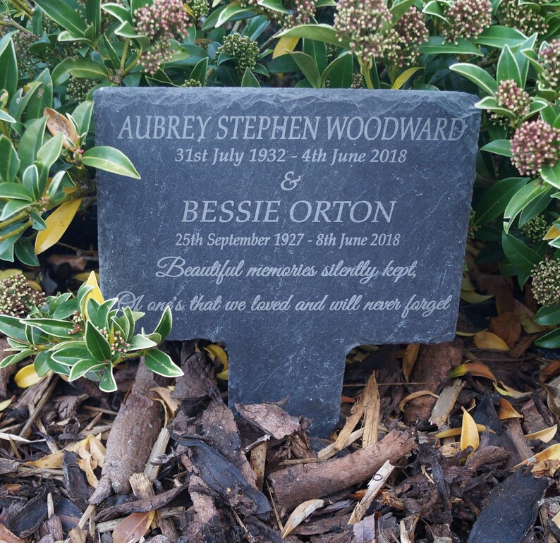 Personalised Memorial Plaque Grave Stone Grave Marker Etsy Australia