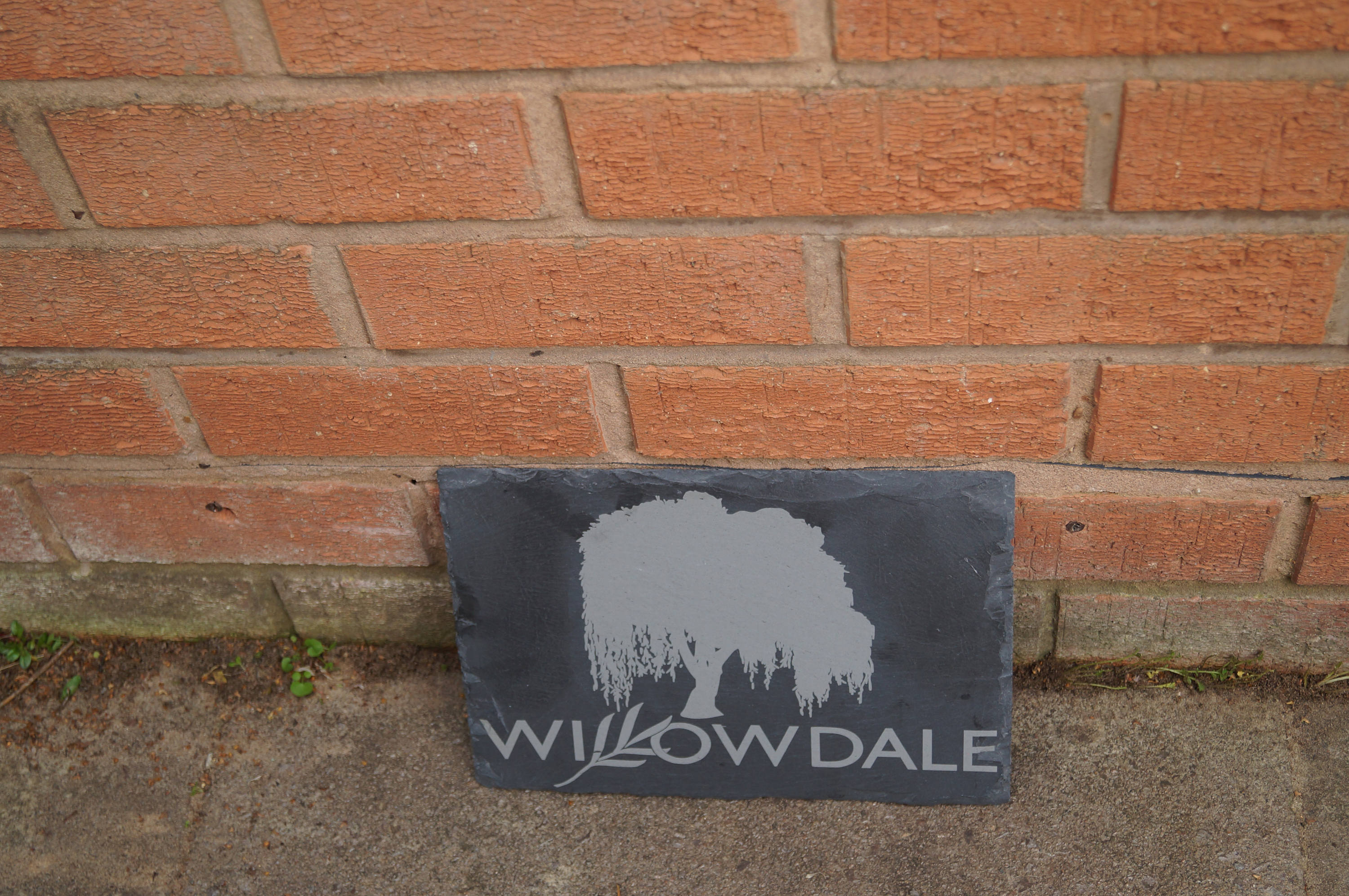 Slate House Sign Willow Tree Sign Tree House Sign Etsy UK