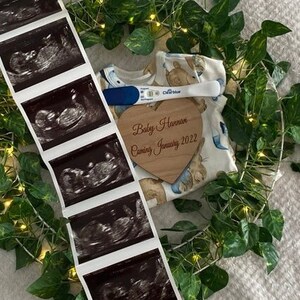Nouvelle annonce de bébé, aimant d’annonce de bébé, photo de nouvel arrivant