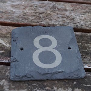 Slate house numbers, house number, personalised slate sign, house sign, stable sign, horse stable sign