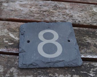 Slate house numbers, house number, personalised slate sign, house sign, stable sign, horse stable sign