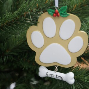 Personalised Christmas decoration,memorial, dog, pet decoration, family decoration, dog decoration, dog christmas decoration, family pet image 1