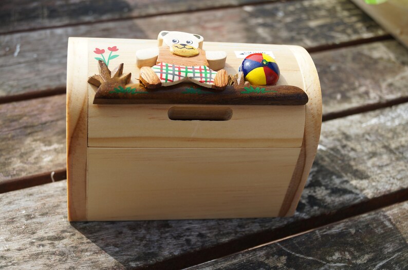 JOOMLAFLY Holzbuchstaben Spardose - Personalisierte Geldbox Für Kinder 22.5cm