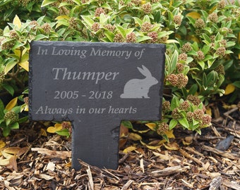 personalised pet memorial plaque, grave stone, pet grave marker, dog memorial, cat memorial, animal grave, in loving memory, beloved pet