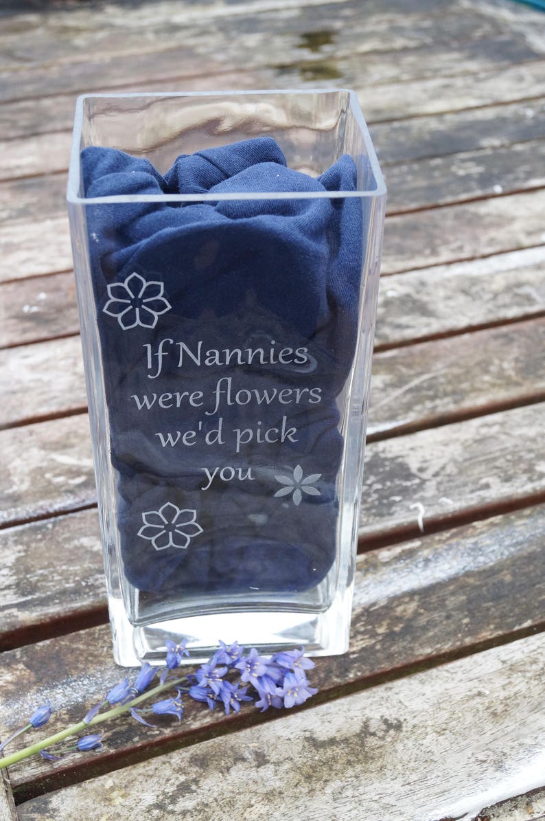 Personalised Vase Engraved Vase Bridal Party Gift Mother of Etsy UK