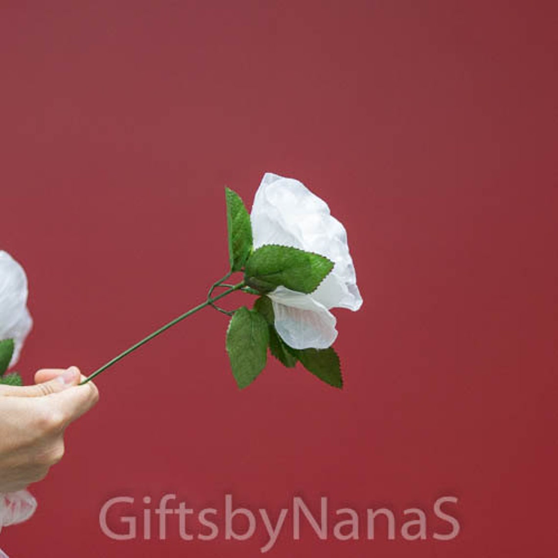 White Silk Flowers 24pc Silk Roses Bush Silk Flowers Bulk Etsy