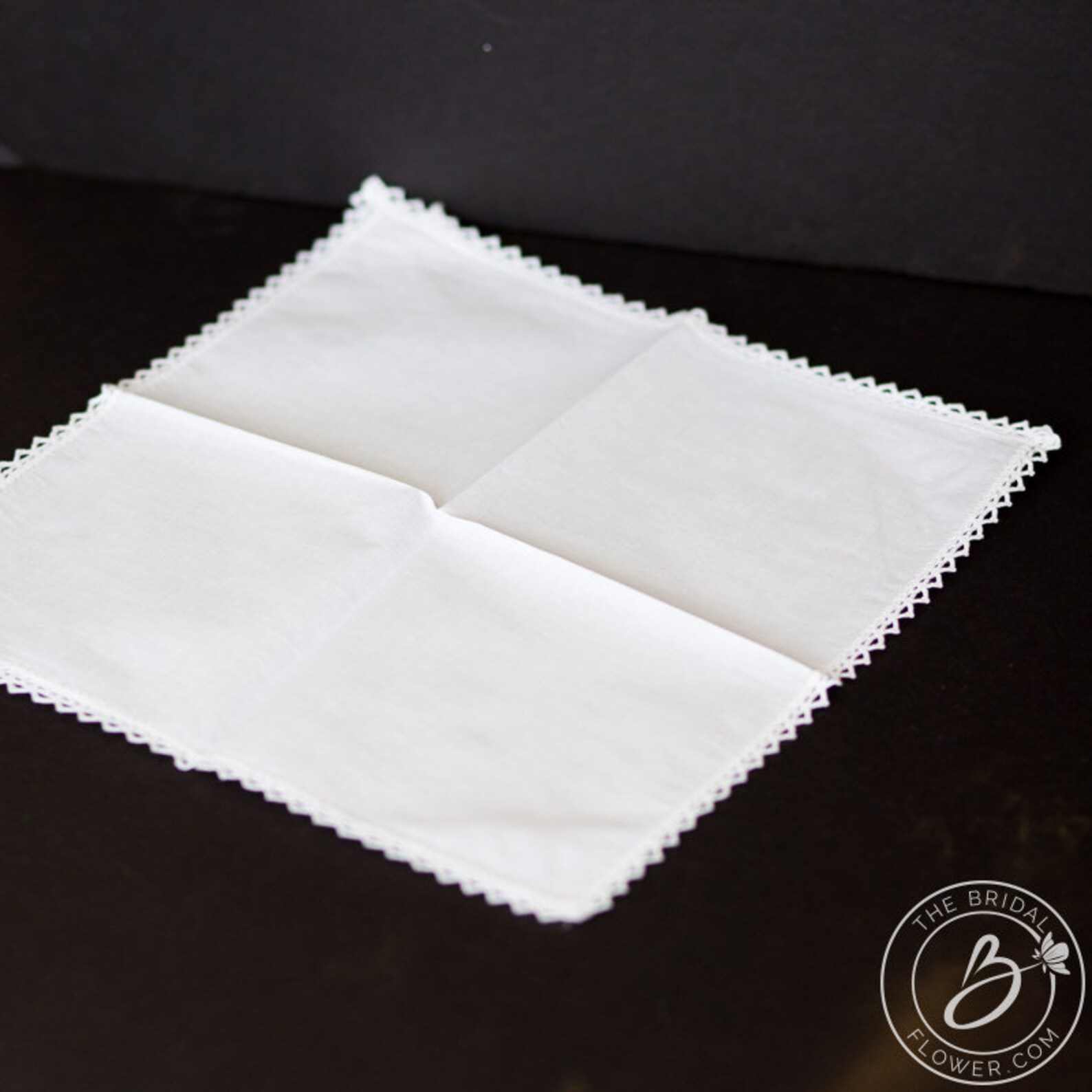 White 50pc Bulk Wedding Handkerchief Plain Hankie With Lace Etsy