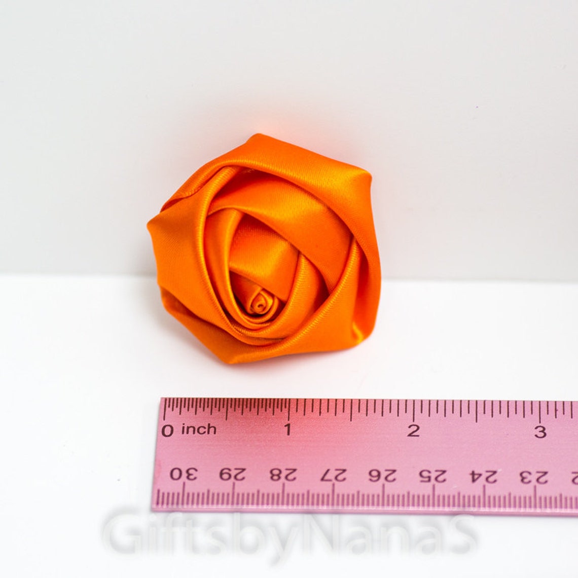 Satin Roses 9pc Satin Rosettes Satin Flowers Satin Rolled Etsy