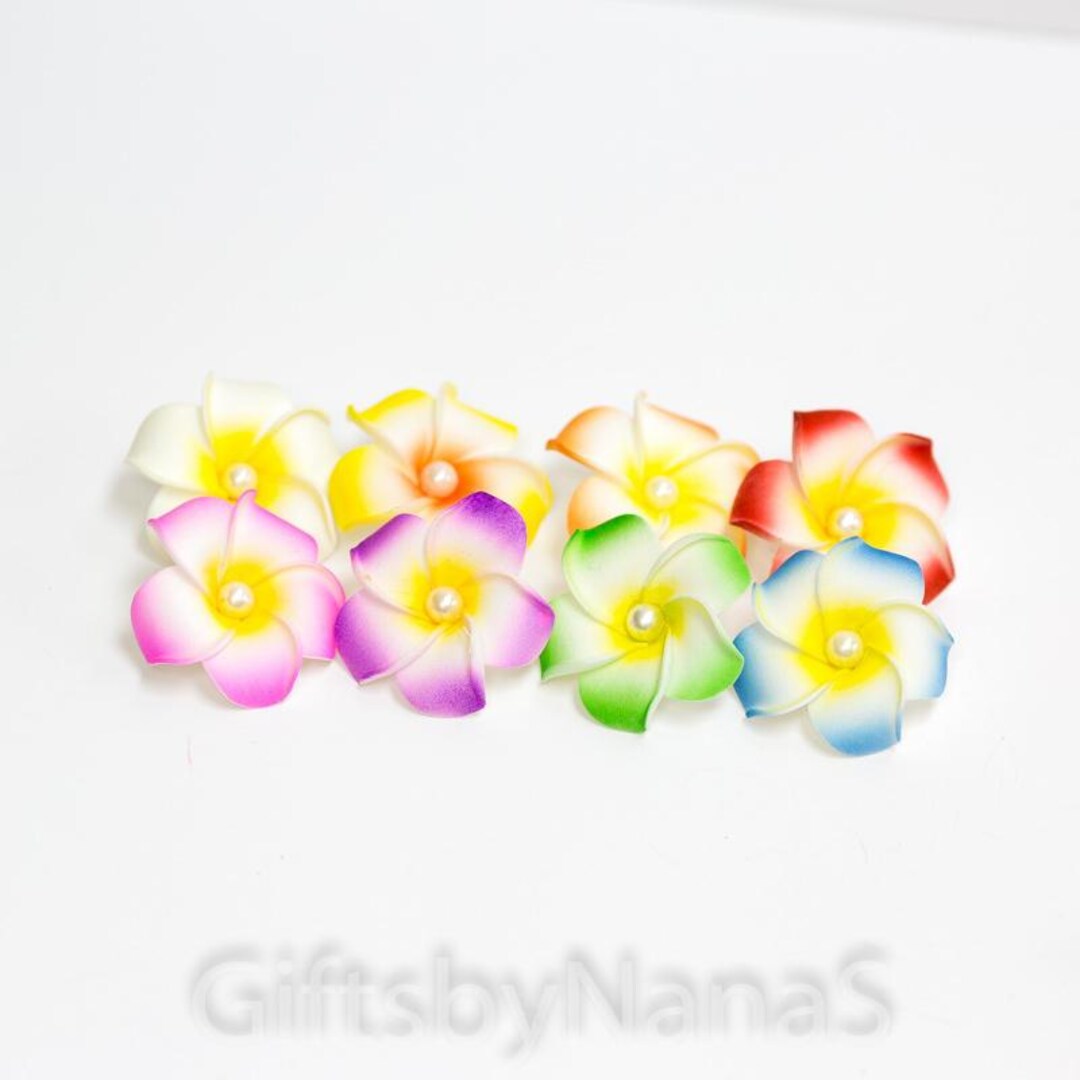 Plumeria Flowers, Plumeria Silk Flower, Plumeria Foam Flower, Foam