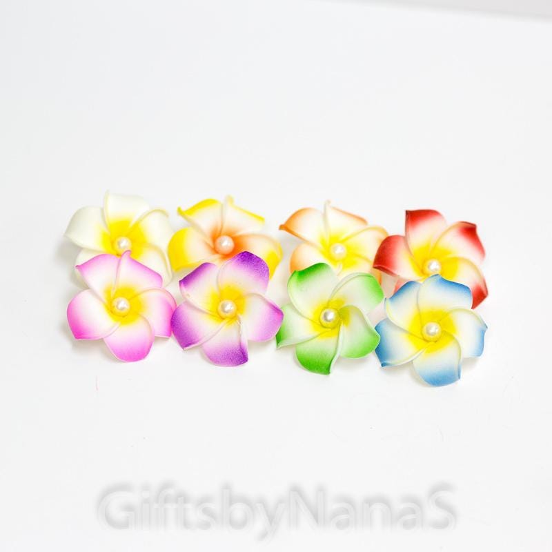 Plumeria Flowers Plumeria Silk Flower Plumeria Foam Flower Etsy