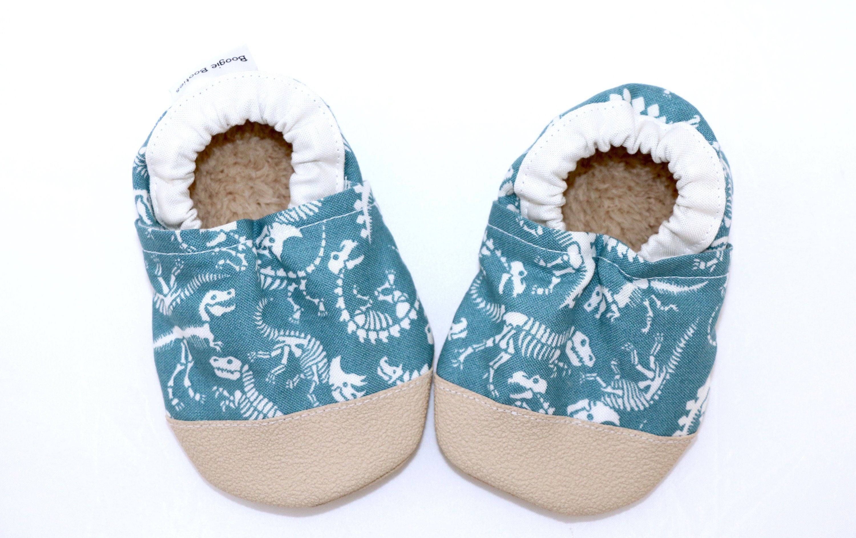 Dinosaur baby shoes boy baby booties soft sole shoes dinosaur Etsy