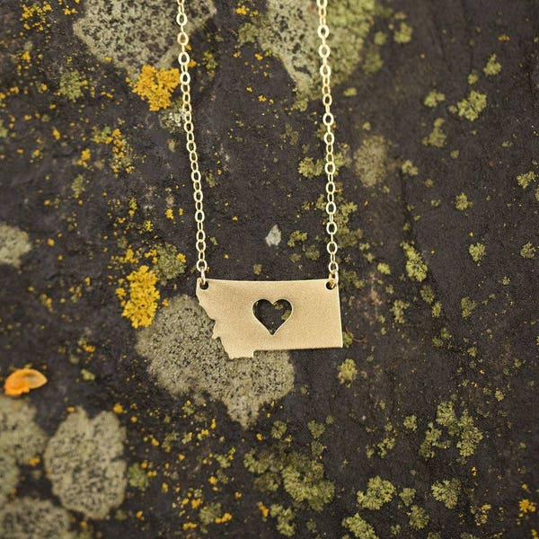 Big Sky Love Necklace: Gold