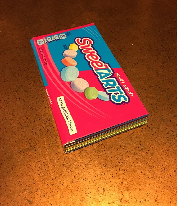SweeTarts Candy Box Journal Upcycled Movie Theater Candy Box Etsy