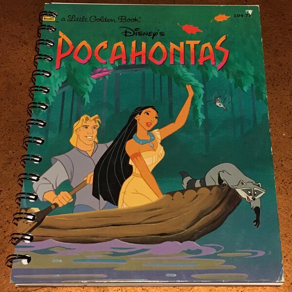 Pocahontas Journal: Upcycled Little Golden Book