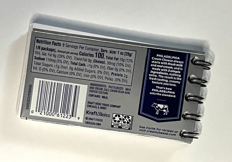 Snack Food Box Journals Upcycled Journals Etsy