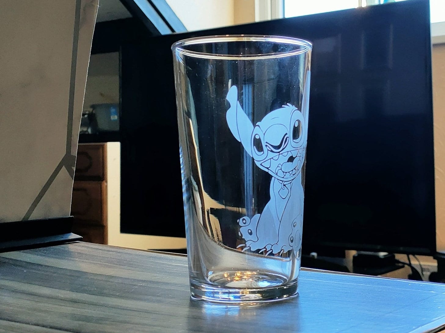 Disney Snacks Stitch Glass Cup – Prestige Prints