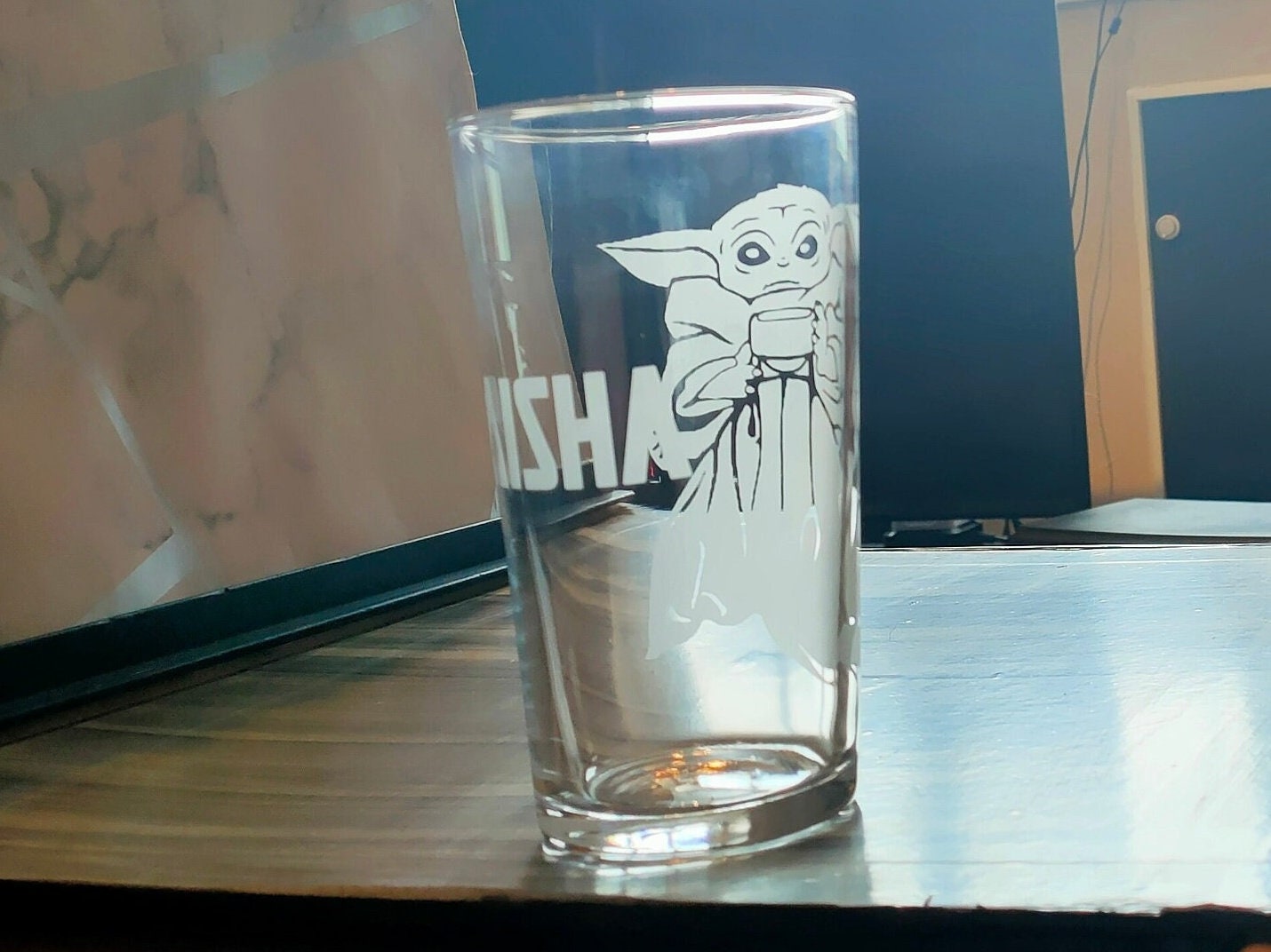 MANDALORIAN & GROGU Engraved Pint Glass | Inspired by Mandalorian | Great  Gift Idea!