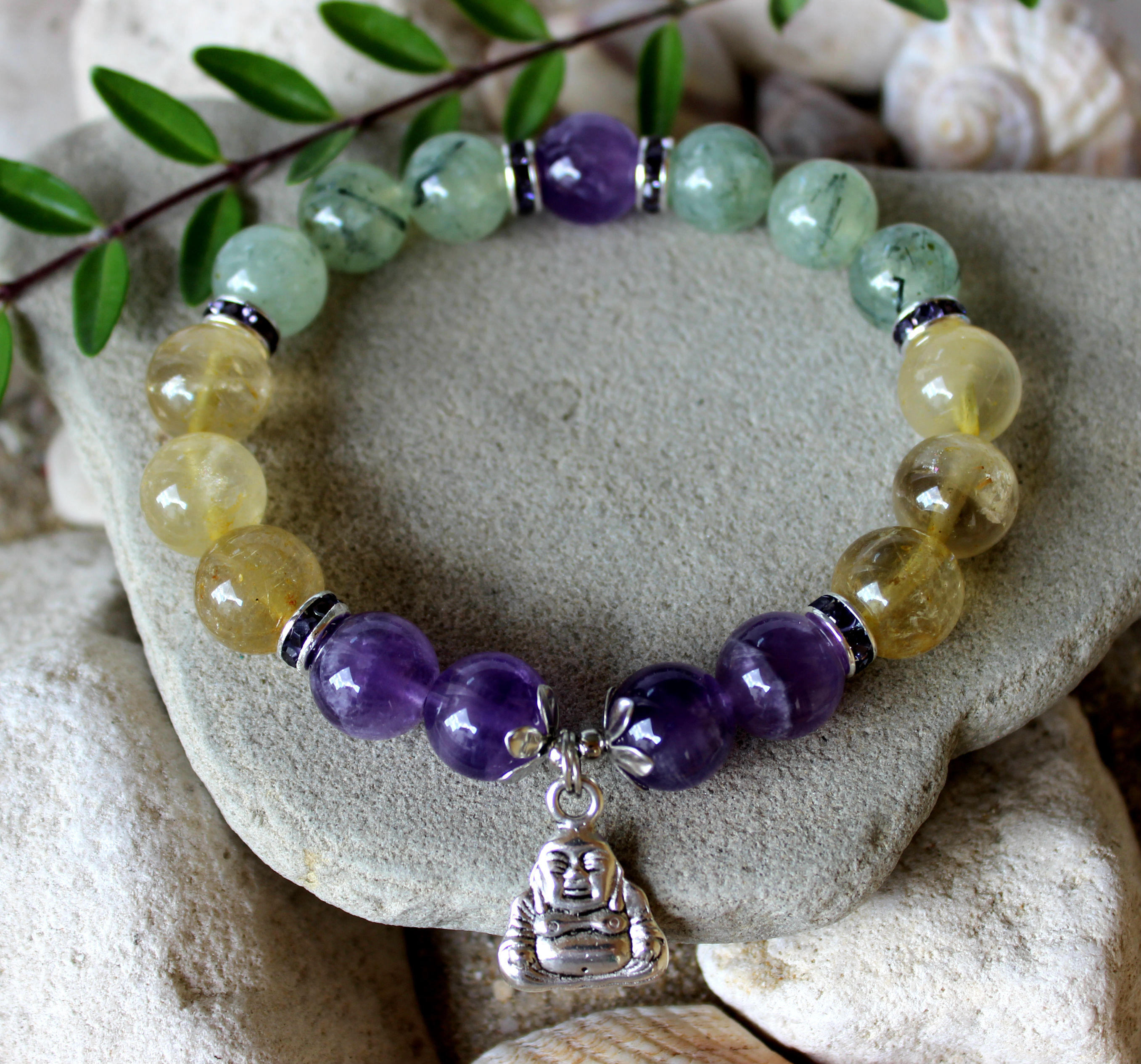 gold quartz bracelet