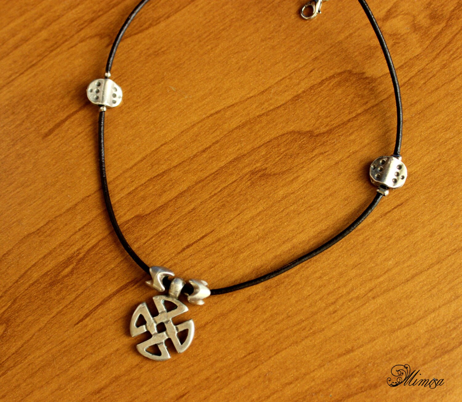 Celtic Knot Choker Celtic Necklace Boho Choker Antique Etsy