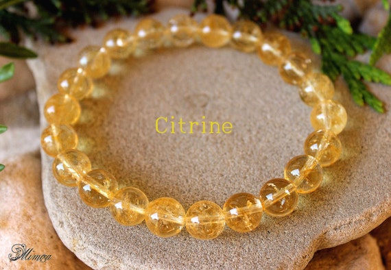 Citrine bracelet etsy sale