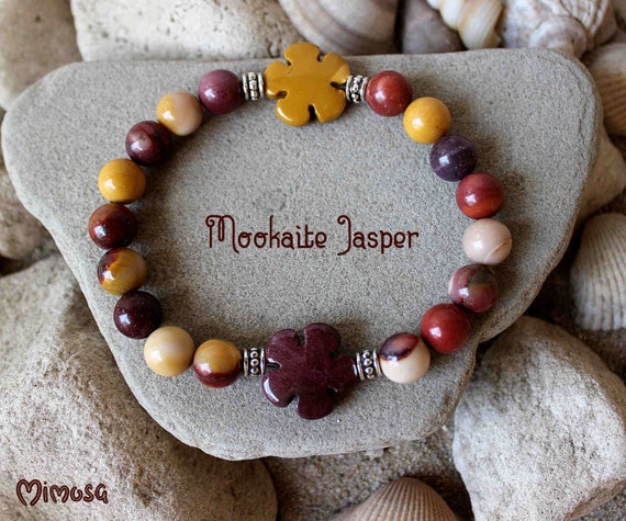 Amazon.com: DCE A++ MOOKAITE JASPER Gemstone Bracelet Handmade For Radiant  Beauty And Self Confidence Bracelet Crystal Natural Stone Men & Women Mookaite  Bracelet By DAZZLING CRYSTAL EXPORTS. : Handmade Products