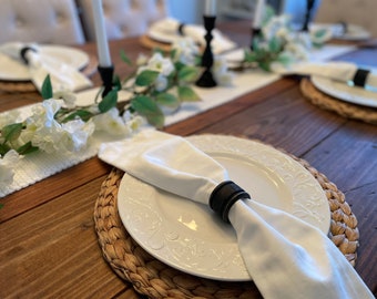 Napkin Ring For Home And Kitchen Decor Napkin Holder Set Of Six For Dinner Table Decoration The Ascent Wooden Napkin Rings Set Of 6 For Dinning Table Decor Napkin Rings Tabletop Accessories