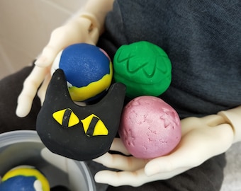 Lush-inspired BJD "bath bomb" props