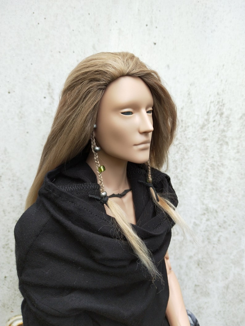 Custom Alpaca Fibre Wig for BJD image 5