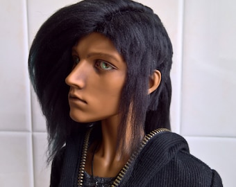 Custom made yarn BJD undercut style wig
