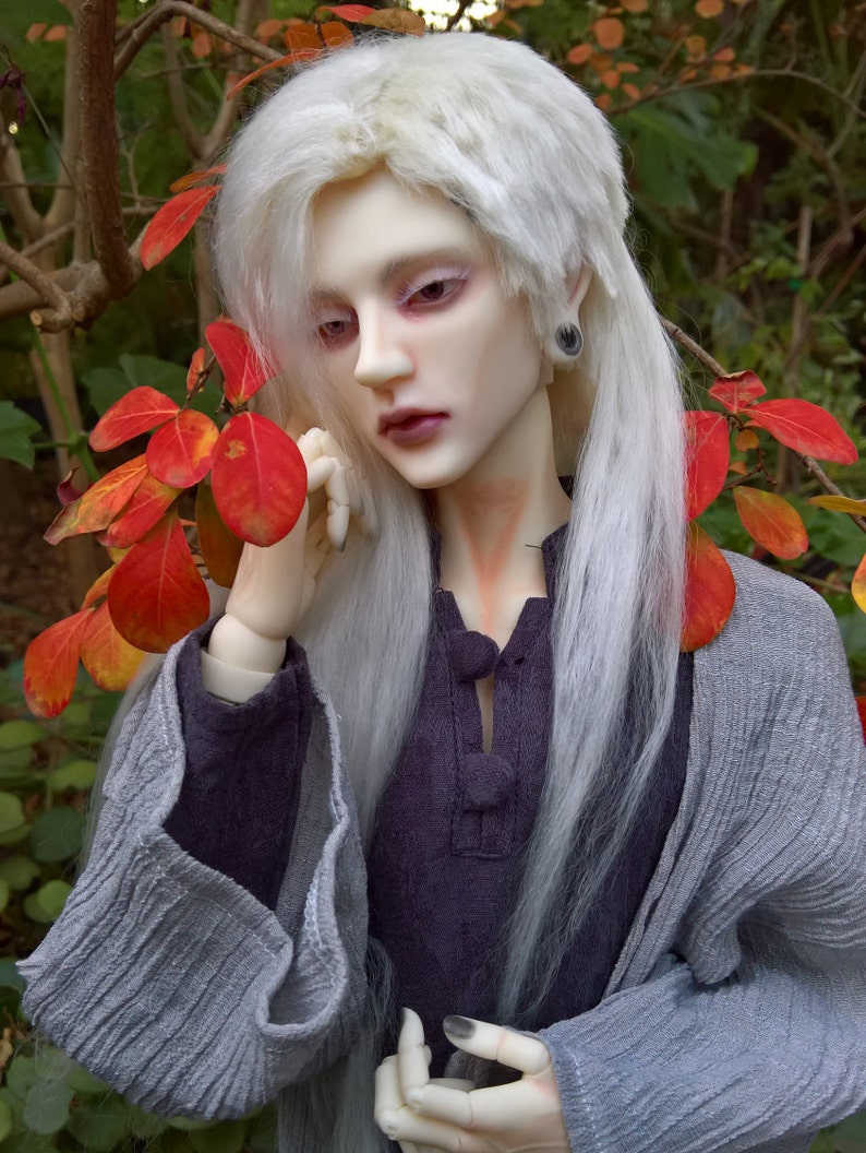 Custom Alpaca Fibre Wig for BJD image 3