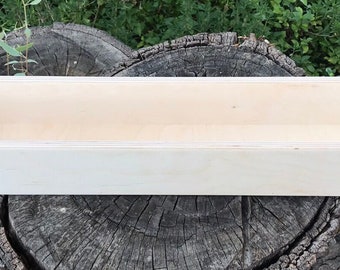 Wood Soap Mold short and wide for 5 pound of oils