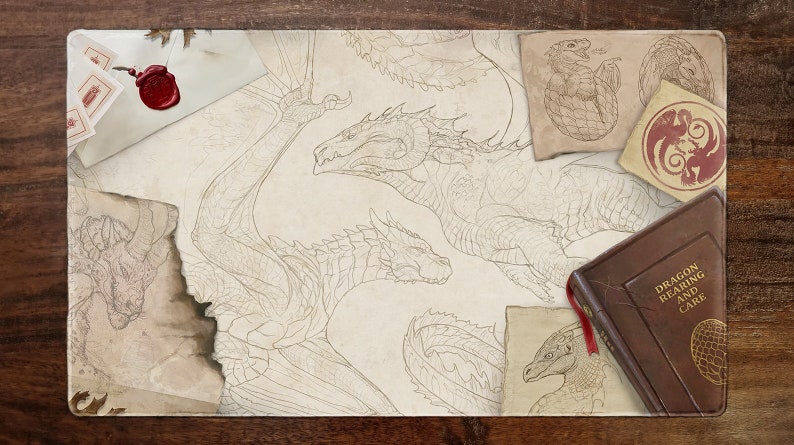 Dragon Rearing and Care Playmat image 1