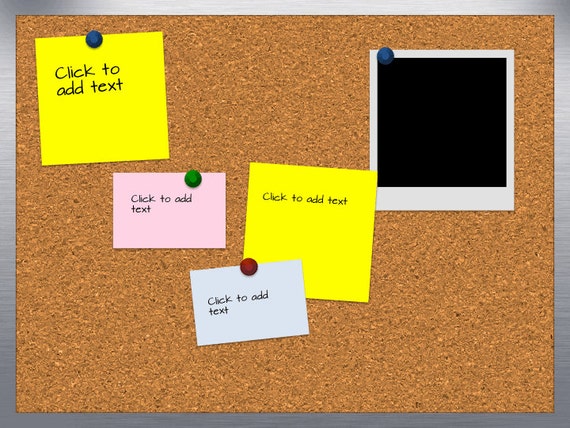 cork board presentation background theme template board presentation template